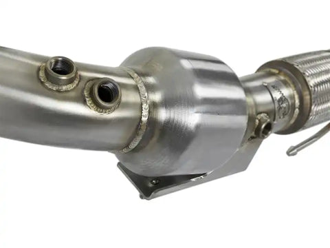 aFe 48-33024-HC Twisted Steel 3in. 304 SS Street Series Downpipe 16-18 Ford Focus RS I4-2.3L (t)