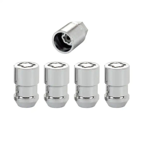 McGard Wheel Lock Nut Set - 4pk. (Cone Seat) 7/16-20 / 3/4 Hex 1.46in. Length Chrome