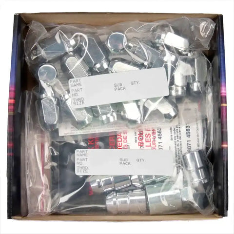 McGard 4 Lug Hex Install Kit w/Locks (Cone Seat Nut) 1/2-20 / 13/16 1.5in. Length - Chrome