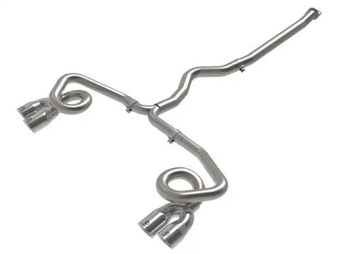 aFe 49-36809-P POWER Takeda 3in to 2-1/2in 304 SS Cat-Back Exhaust w/ Polished Tips 22-23 Subaru WRX H4-2.4L(t)
