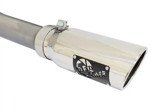 aFe 49-43070-P MACHForce XP Exhaust 3in SS Dual Side Exit CB w/ Polish Tips 15 Ford F150 Ecoboost V6-2.7L/3.5L
