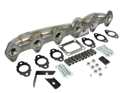 aFe 48-32018 Twisted Steel Header w/ T4 Turbo Manifold 03-07 Dodge Diesel L6-5.9L