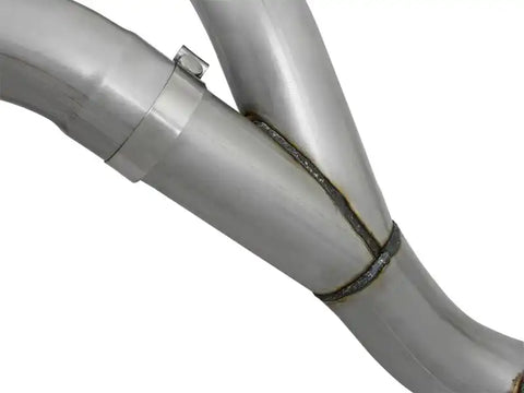 aFe 49-44080-P LARGE Bore HD 4in Dual DPF-Back SS Exhaust w/Polished Tip 16-17 GM Diesel Truck V8-6.6L (td) LML