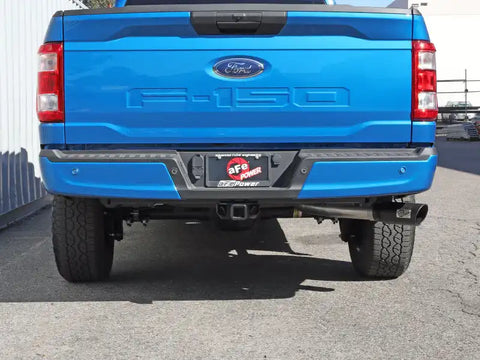 aFe 49-43125-B Apollo GT 3in 409 SS Cat-Back Exhaust 2021 Ford F-150 V6 2.7L/3.5L (tt)/V8 5.0L w/ Black Tips