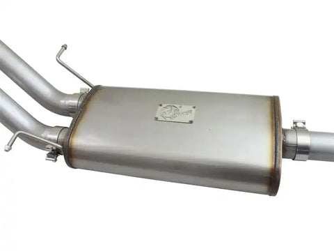 aFe 49-44057-P Mach Force-XP Exhaust 3in Cat-Back SS 14-15 GM 1500 Trucks 4.3L/5.3L Dual Split w/ Polished Tip