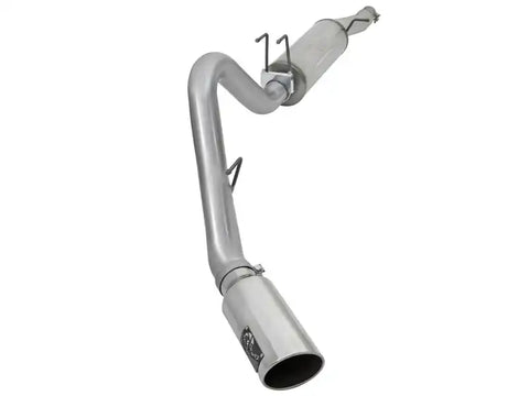aFe 49-43086-P MACHForce XP 2017 Ford SuperDuty F-250/F-350 V8 6.2L CC/LB Cat-Back SS 4in. Exhaust System