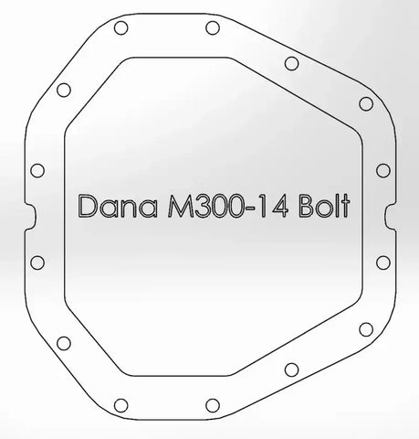 aFe 46-70380 Power Rear Diff Cover Raw Finish 2017 Ford F-350/F-450 V8 6.7L (td) Dana M300-14 (Dually)