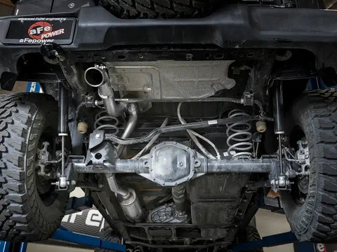 aFe 49-48065-1P MACH Force-Xp 2.5in Catback High-Tuck Exhaust 18-21 Jeep Wrangler (JL)3.6L 4-Door - Polished Tip