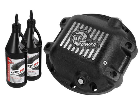aFe 46-70192-WL Power Differential Cover Machined Fins 97-15 Jeep Dana 30 w/ 75W-90 Gear Oil 2 QT