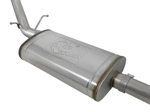 aFe 49-34109-B Vulcan Series 3in 304SS Exhaust Cat-Back w/Blk Tip 2019 GM Silverado/Sierra 1500 L4-2.7L (t)