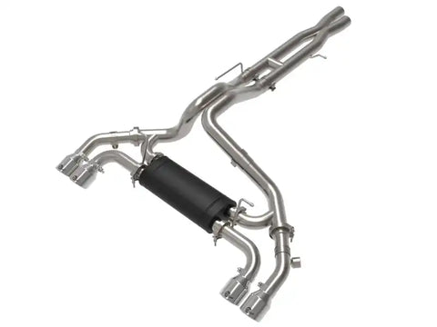 aFe 49-38098-P Vulcan Series 2.5in 304SS Cat-Back Exhaust 2021+ Jeep Wrangler 392 6.4L w/ Polished Tips