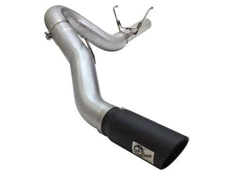 aFe 49-42051-1B MACHForce XP Exhaust Large Bore 5in DPF-Back SS 13-15 Dodge Trucks L6-6.7L (td) *Black Tip