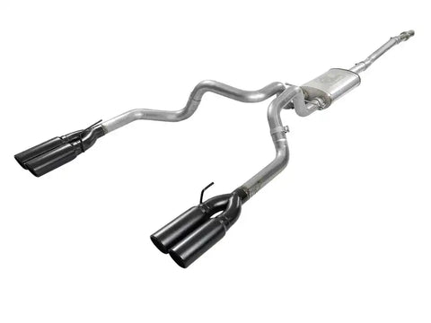 aFe 49-34105-B Vulcan Series 3in 304 SS Exhaust Cat-Back w/ Black Tips 2019 GM Silverado/Sierra 1500 V8-5.3L