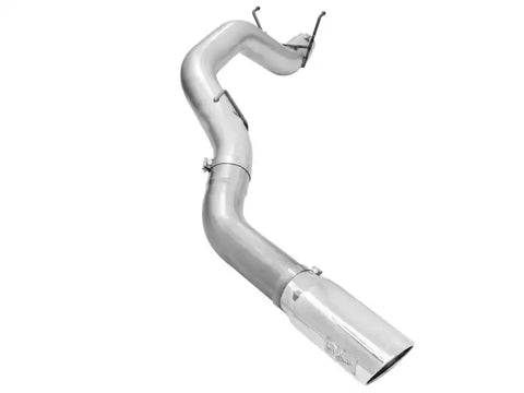 aFe 49-02039-P Atlas 5in DPF-Back Aluminized Steel Exh Dodge RAM Diesel 13-14 6.7L (td) Mega Cab w/Polished Tip