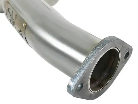 aFe 49-36133NM-L POWER Takeda 2.5in 304 SS Axle-Back Exhaust w/ Blue Flame Tips 17-19 Infiniti Q60 V6-3.0L (tt)
