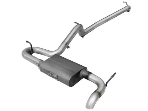 aFe 49-08043 Scorpion Exhaust System Cat Back 2.5in Aluminized Hi-Tuck 07-18 Jeep Wrangler JK V6 3.6/3.8L
