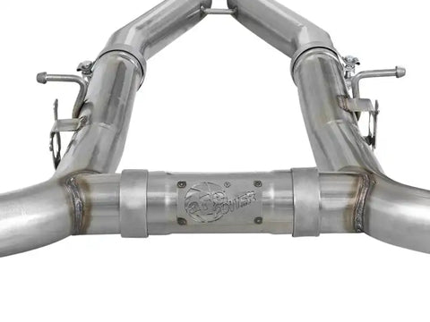 aFe 49-32070NM MACH Force-Xp 3in 304 SS Cat-Back Exhaust 15-20 Dodge Charger Hellcat V8-6.2L/6.4L w/o Muffler