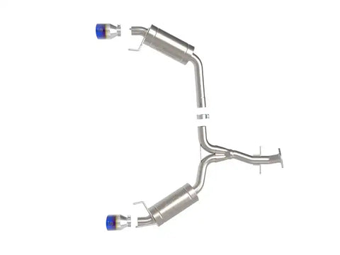 aFe 49-36055-L POWER Takeda 06-13 Lexus IS250/IS350 SS Axle-Back Exhaust w/ Blue Flame Tips