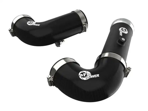 aFe 46-20454-B BladeRunner Intercooler Hot & Cold Side Tubes Combo 20-21 GM Trucks 3.0L (td) - Black