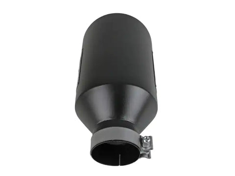aFe 49T40801-B15 Power MACH Force-Xp 409 Stainless Steel Clamp-on Exhaust Tip Black
