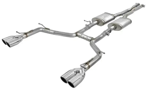 aFe 49-32067-P MACH Force-Xp 2-1/2in 304 SS Cat-Back Exhaust 15-19 Dodge Challenger V6-3.6L - Polished Tip