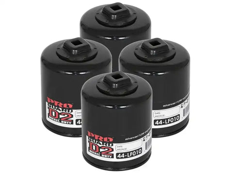 aFe 44-LF010-MB Pro GUARD D2 Oil Filter 00-14 GM Gas Trucks V6 4.3L (4 Pack)