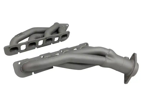 aFe 48-32031-T Twisted Steel 304SS Short Header 15-22 Dodge Challenger SC V8-6.2L / 6.4L HEMI Titanium Coating