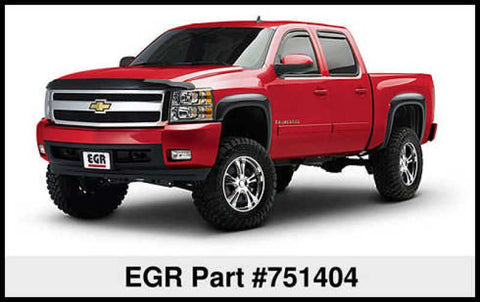 EGR 07-13 Chev Silverado 5.8ft Bed Rugged Look Fender Flares - Set