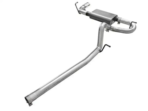 aFe 49-08045-P Scorpion 2-1/2in Alum Steel Cat-Back Exhaust w/Pol Tip 07-18 Jeep Wrangler (JK) V6-3.6L/3.8L