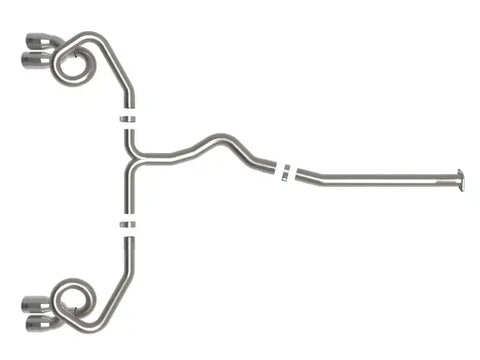 aFe 49-36809-P POWER Takeda 3in to 2-1/2in 304 SS Cat-Back Exhaust w/ Polished Tips 22-23 Subaru WRX H4-2.4L(t)