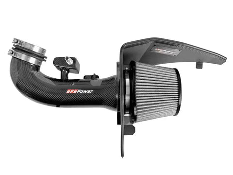 aFe 57-10005D Track Series Carbon Fiber Pro Dry S AIS - 16-19 Chevrolet Camaro SS V8-6.2L