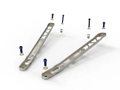 aFe 450-721003-A CONTROL 304 Stainless Steel Front Suspension Strut Brace Raw - Toyota GR Supra (A90) 20-21