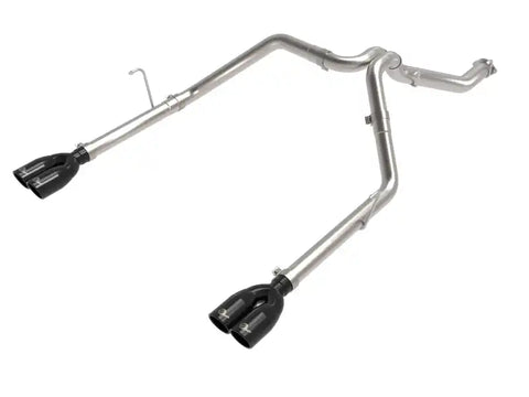 aFe 49-38095-B Vulcan Series 3in 304SS DPF-Back 21 Jeep Gladiator V6-3.0L (td) Dual Black Tip
