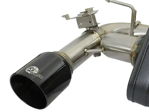 aFe 49-36336-B MACHForce XP Exhausts Axle-Back 12-15 BMW 335i 3.0T (SS w/Black Tips)