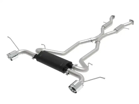 aFe 49-38085-P Vulcan Series 2.5in 304SS Cat-Back Exhaust 11-19 Jeep Grand Cherokee (WK2) 5.7L w/ Polished Tips