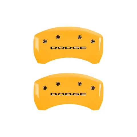 MGP 4 Caliper Covers Engraved Front & Rear With out stripes/Dart Black finish silver ch