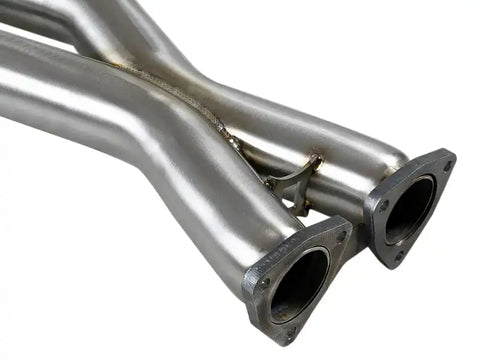 aFe 48-36324 Twisted Steel HDR X-Pipe SS-304 01-06 BMW M3 3.2L S54