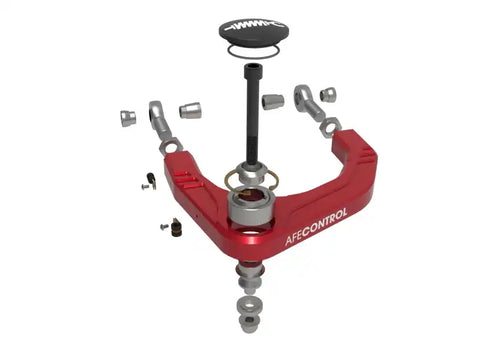aFe 460-72T005-R Control 05-23 Toyota Tacoma Upper Arms - Red Anodized Billet Aluminum