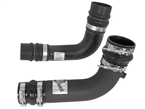 aFe 46-20084-B BladeRunner 2.75in Hot 3.5in Cold Side Intercooler Tubes w/ Coupling Clamp Kit 10-12 Dodge 6.7L
