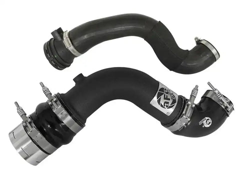 aFe 46-20314-B Bladerunner 3in Hot and Cold Side Black Intercooler Tubes 2017 Ford Diesel Trucks V8 6.7L (td)