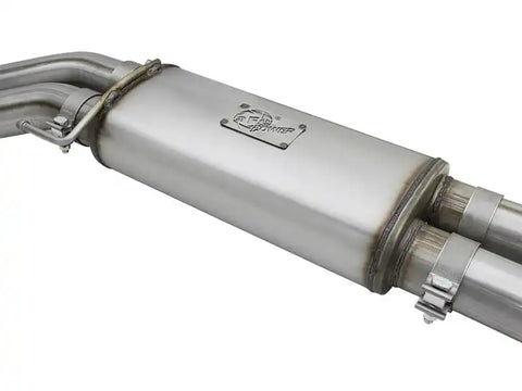 aFe 49-43091-P POWER Rebel Series 3in 409 SS Cat Back Exhaust w/ Polished Tips 17 Ford F-150 Raptor V6-3.5L