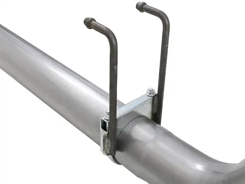 aFe 49-43121-P Power 15-16 Ford F250/F350 6.7L Diesel Rebel XD 4in 409 SS DPF-Back Exhaust System - Pol Tips