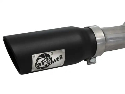aFe 49-43056-B MACHForce XP Exhaust 3in SS Dual Side Exit CB w/ Black Tips 11-14 Ford F150 EcoBoost V6-3.5L TT