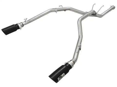 aFe 49-42041-B MACHForce XP DPF-Back Exhaust 2.5in SS with Black Tips 2014 Dodge Ram 1500 V6 3.0L EcoDiesel