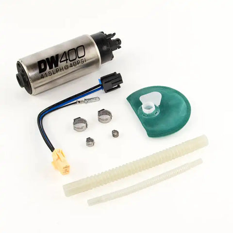 DeatschWerks 415LPH DW400 Fuel Pump w/9-1047 Install Kit 15-17 Ford Mustang V6/GT w/ 1/8in Venturi