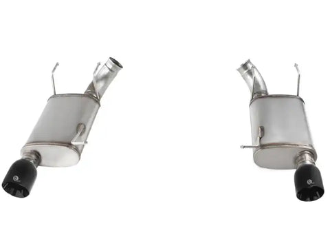 aFe 49-43052-B MACHForce XP Exhaust 11-14 Ford Mustang GT V8-5.0L 3in. Stainless Steel Axle-Back w/Black Tips