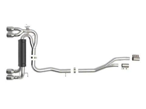 aFe 49-36350-P MACHForce XP Exhausts Cat-Back SS 19-21 BMW M2 Competition L6-3.0L w/Polished Tips