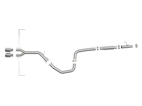 aFe 49-37011-P Takeda Exhaust Cat-Back 19-20 Hyundai Veloster 304SS Polished Dual Tips