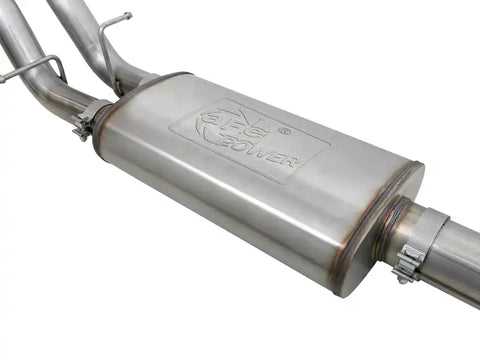 aFe 49-34102-B Vulcan Series 4-3in 304SS Exhaust Cat-Back w/ Blk Tips 2019 GM Silverado/Sierra 1500 V8-6.2L