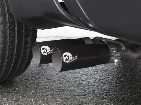 aFe 49-46124-B Rebel Series 3in 409 SS Cat-Back Exhaust w/ Black Tips 04-15 Nissan Titan V8 5.6L